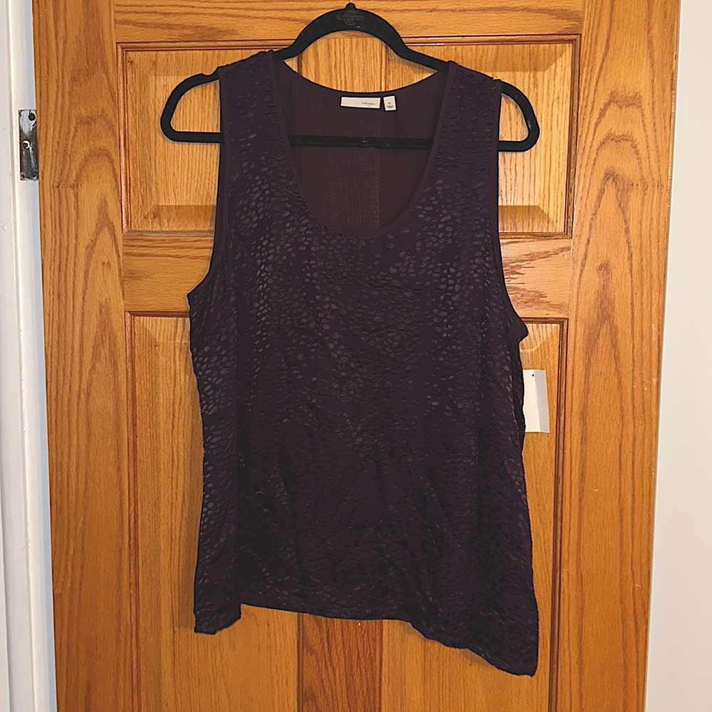 Halogen Purple tank top size XL